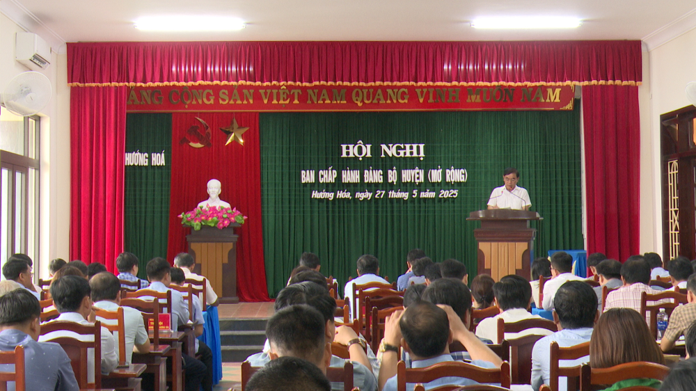 Hội nghị BCH Đảng bộ huyện mở rộng